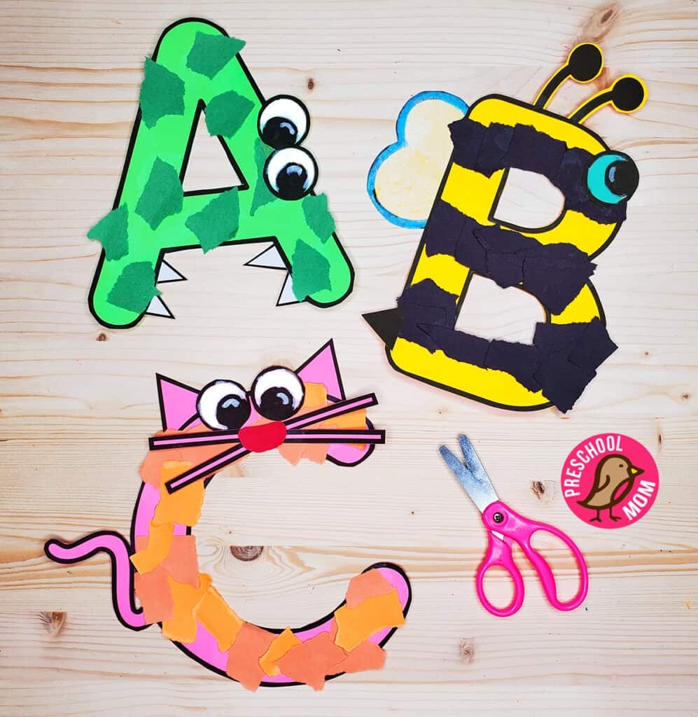 Alphabet Letter Crafts Preschool Mom