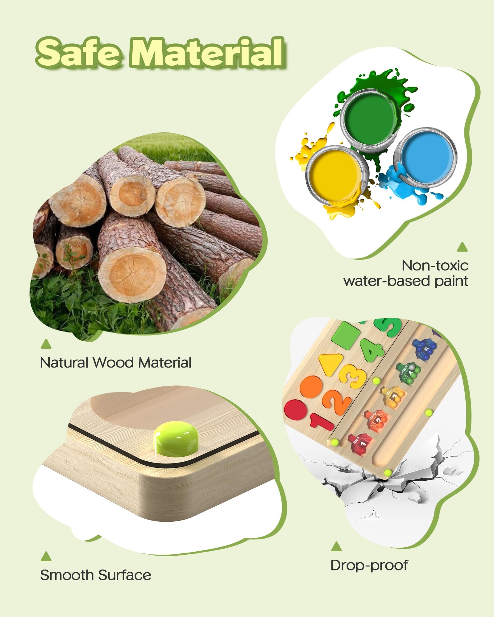 Amazon Airbition Montessori Magnetic Color And Number Maze For 3 Year Olds Shape Sorting Learning Educational Counting Matching Toy For 