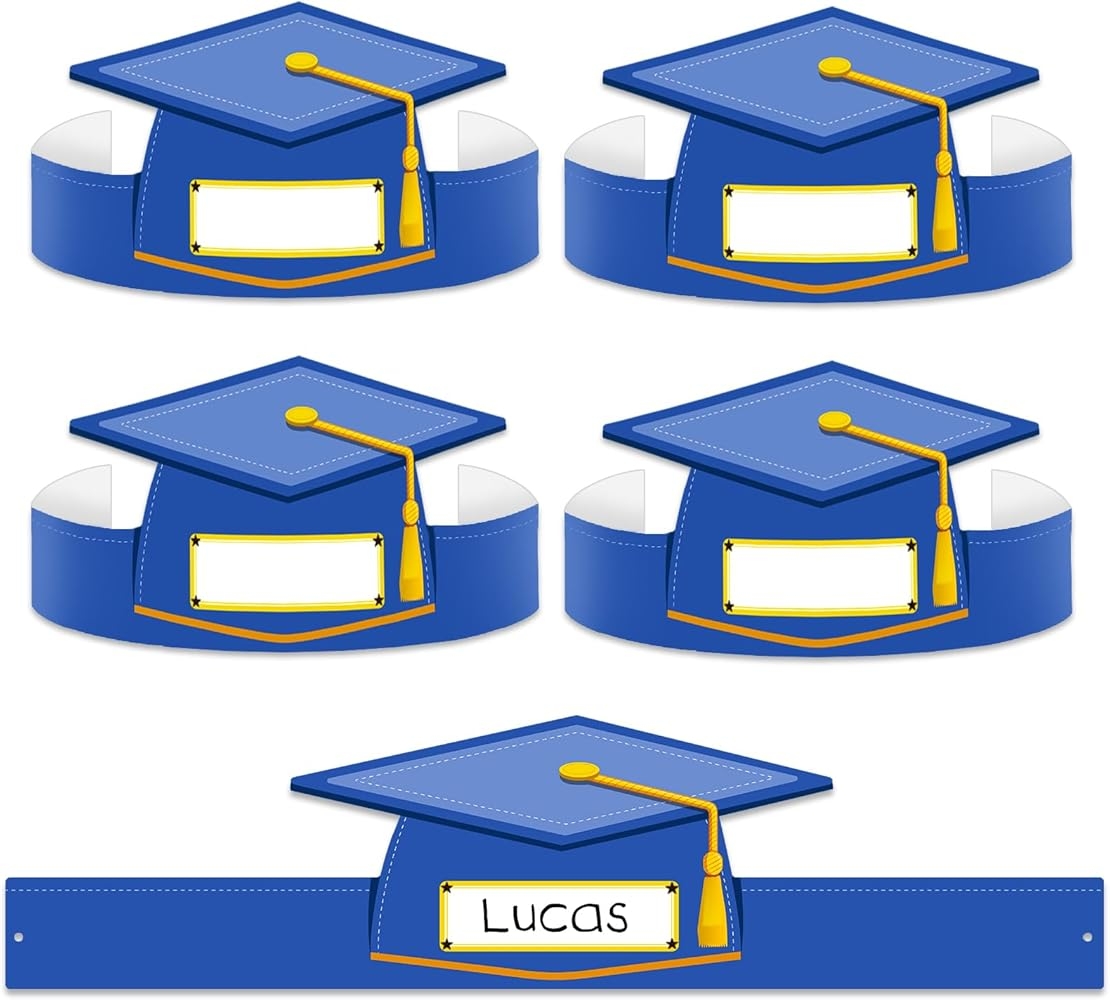 Amazon WhatSign Paper Graduation Cap Hats 24PCS Kindergarten Preschool Graduation Caps For Kid Students Adjustable Hat Topper Headbands Paper Crowns For Grad Ceremony Party Blue Toys U0026 Games Amazon WhatSign Paper Graduation Cap Hats 24PCS Kindergarten Preschool Graduation Caps For Kid Students Adjustable Hat Topper Headbands Paper Crowns For Grad Ceremony Party Blue Toys U0026 Games
