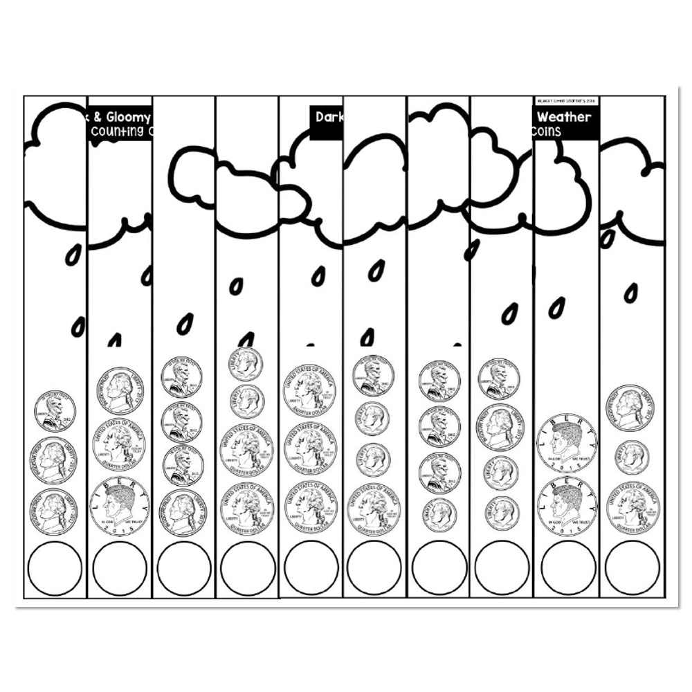 April Student Scrambled Math Puzzle Dark U0026 Gloomy Weather 