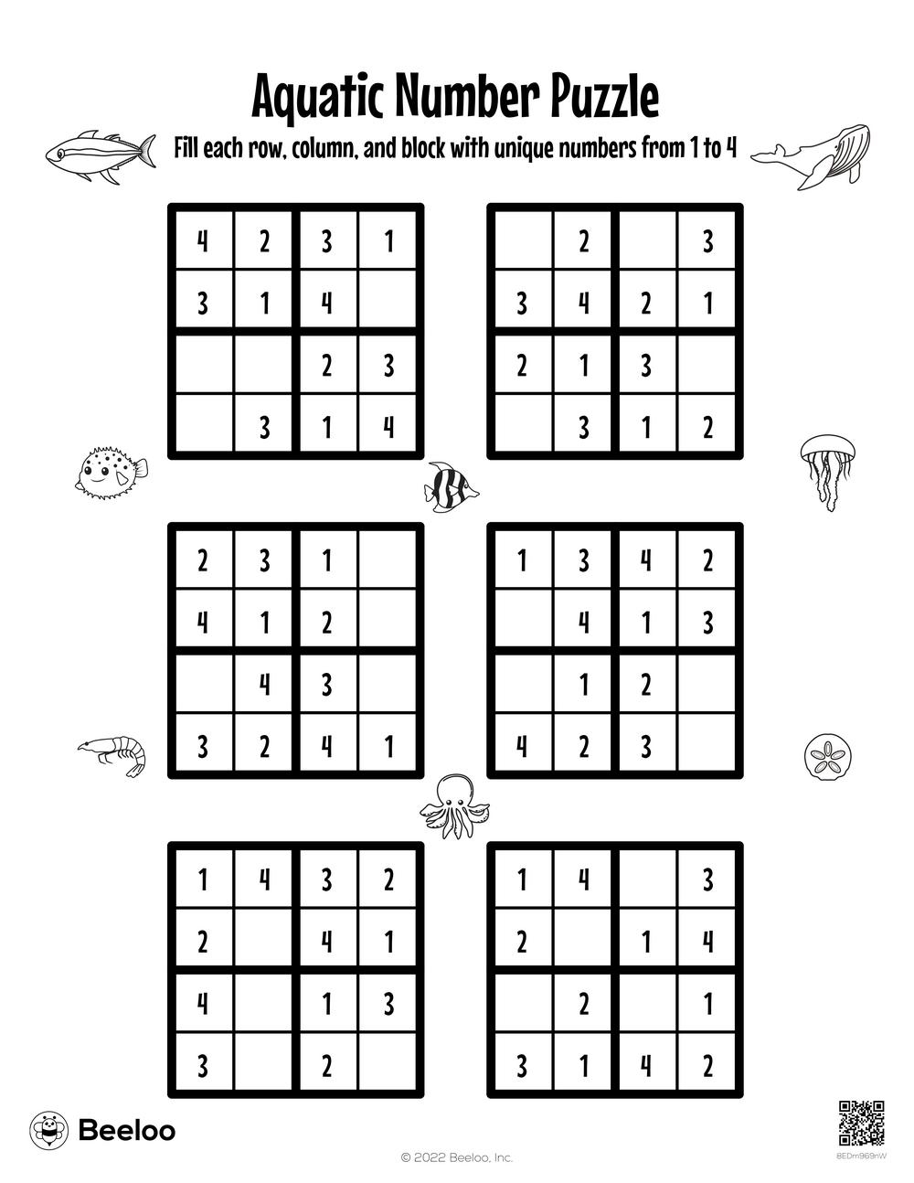 Preschool Printable Number Puzzles Preschool Printable Number Puzzles