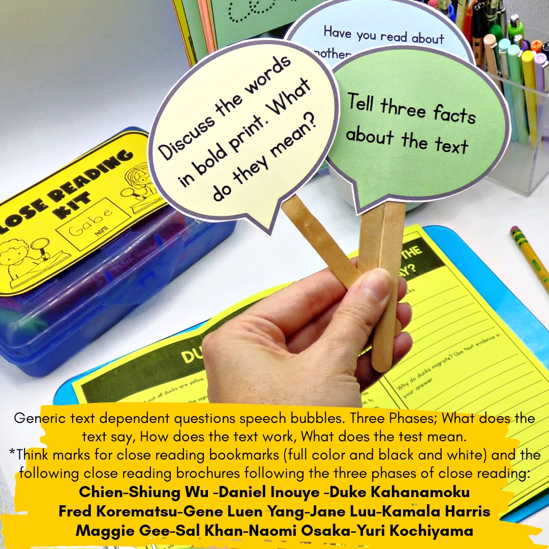 Reading Comprehension Worksheet Asian American