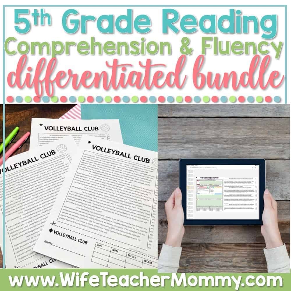 Best 5th Grade Reading Comprehension U0026 Fluency Passages Best 5th Grade Reading Comprehension U0026 Fluency Passages