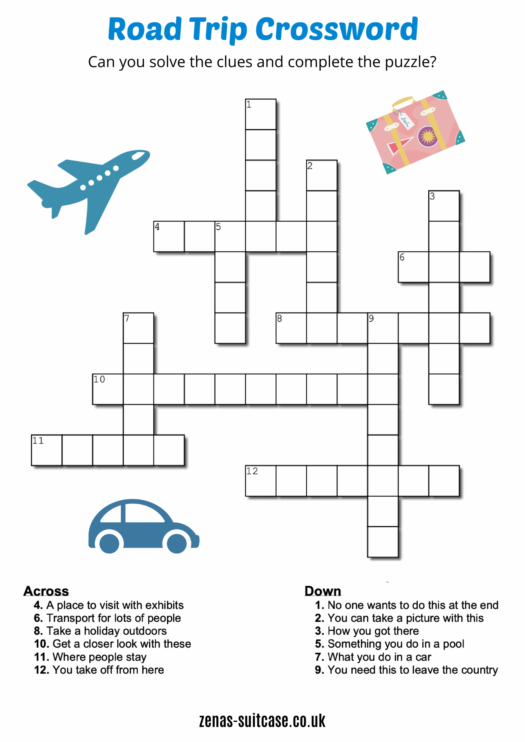 Printable Car Games For Preschoolers