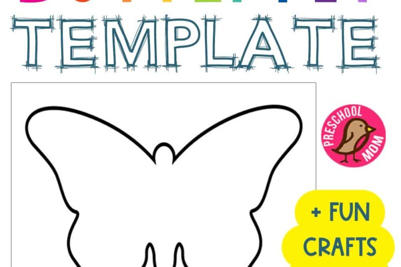 Preschool Butterfly Theme Printables