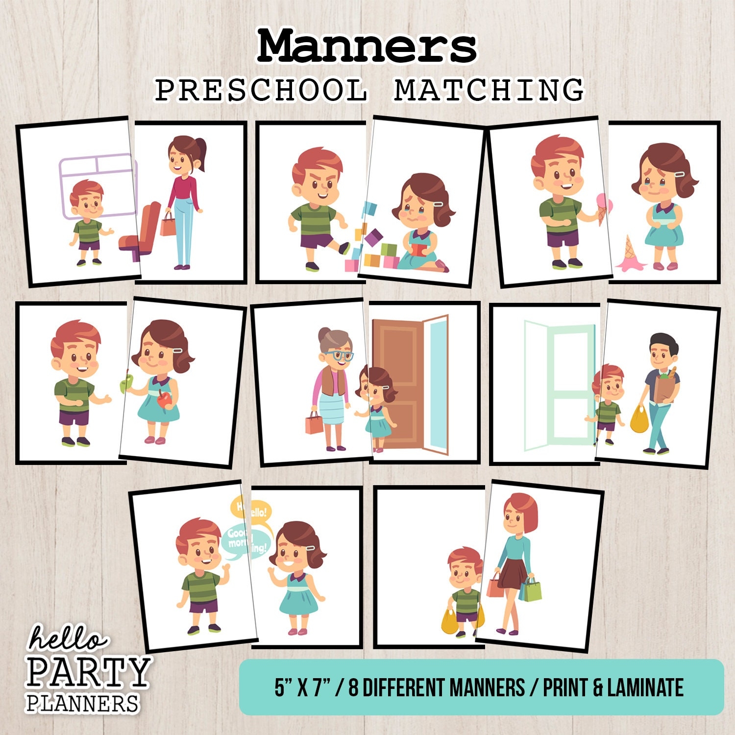 Buy Manners Activity Online In India Etsy India