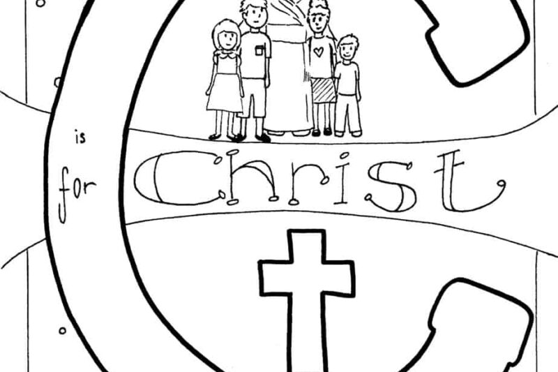 Letter C Christian Preschool Printable