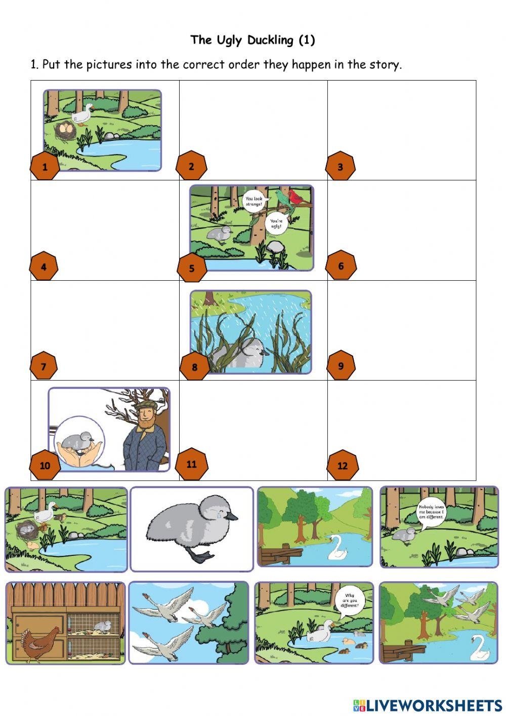 Ugly Duckling Preschool Pdf Printable