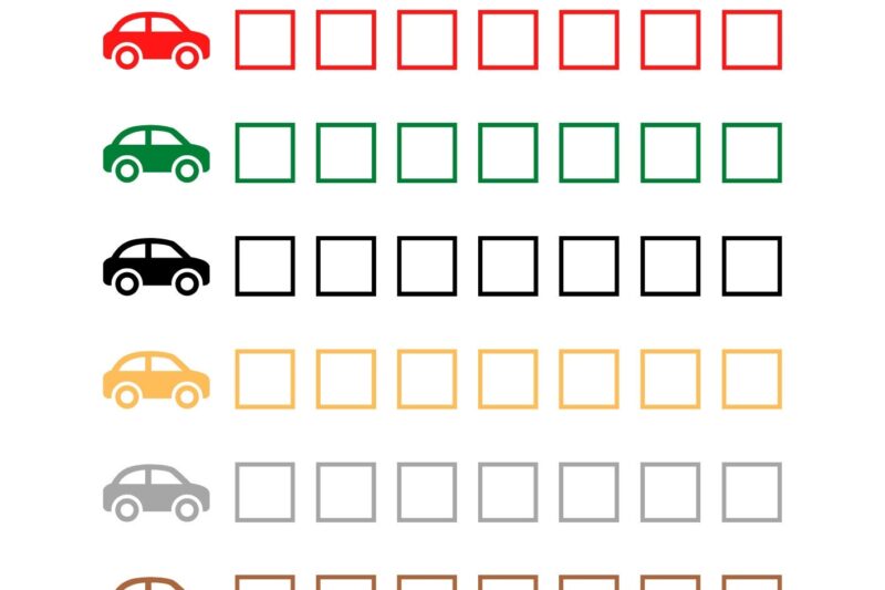 Printable Car Games For Preschoolers