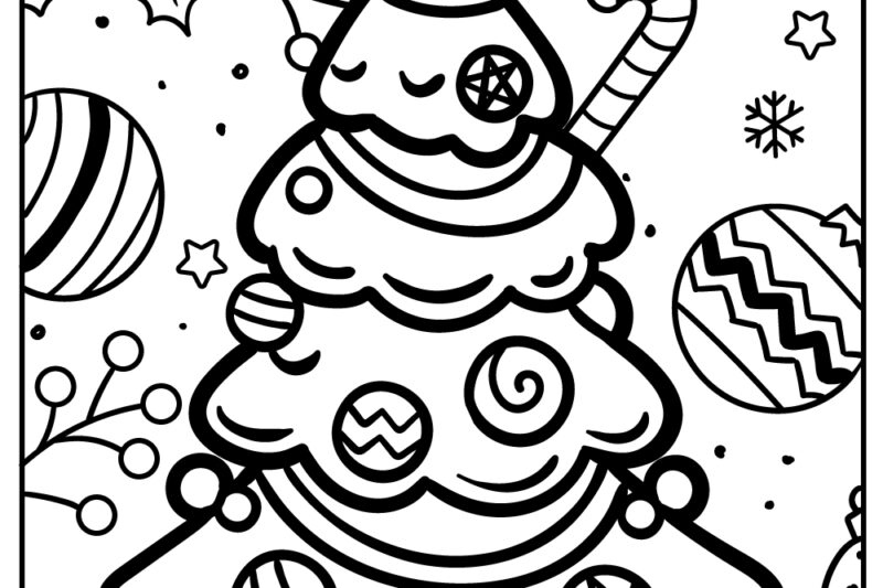 Preschool Christmas Coloring Sheets Printable