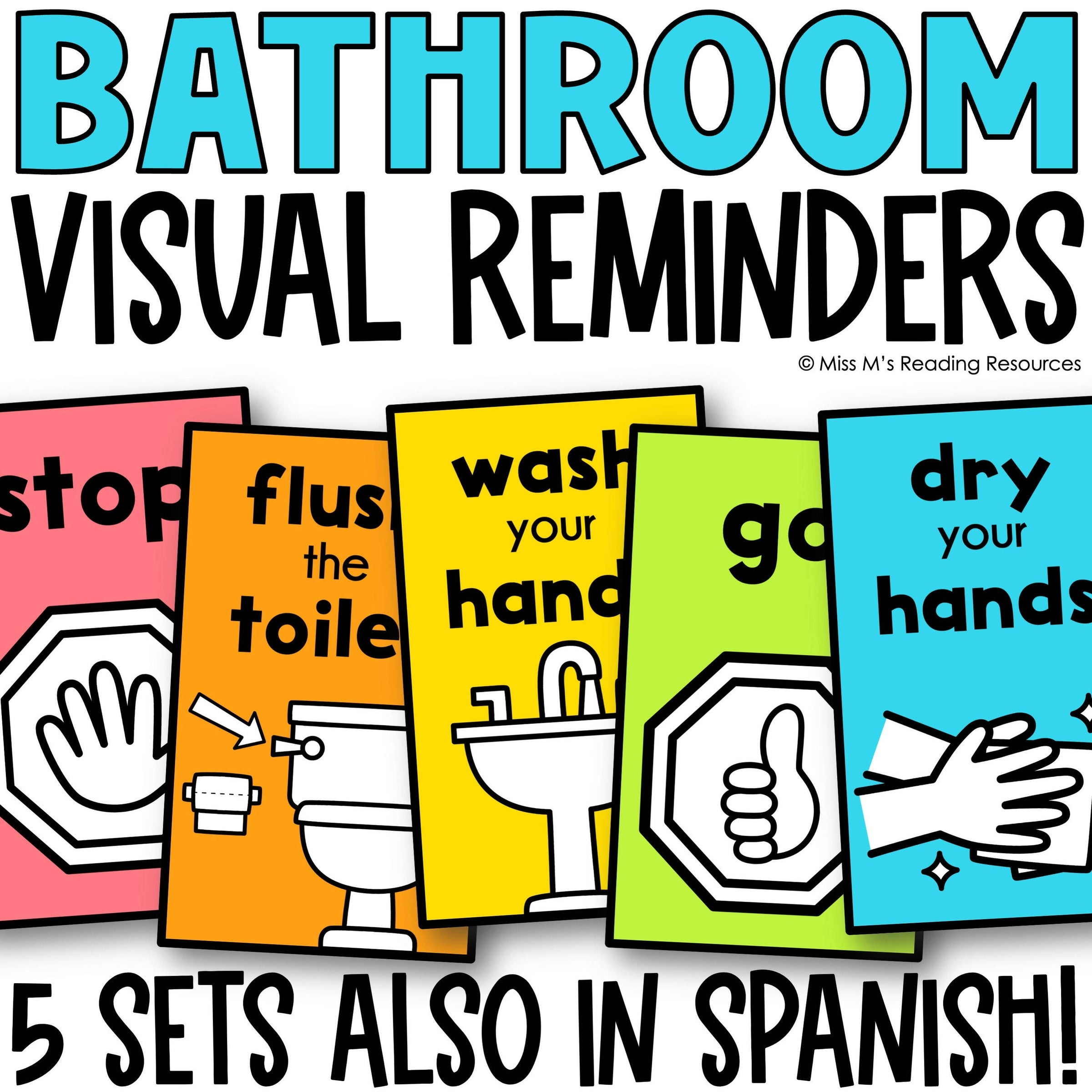 Classroom Management Bathroom Signs Bathroom Rules Posters Worksheets Library
