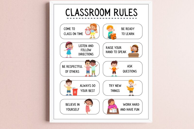 Printable Preschool Rules