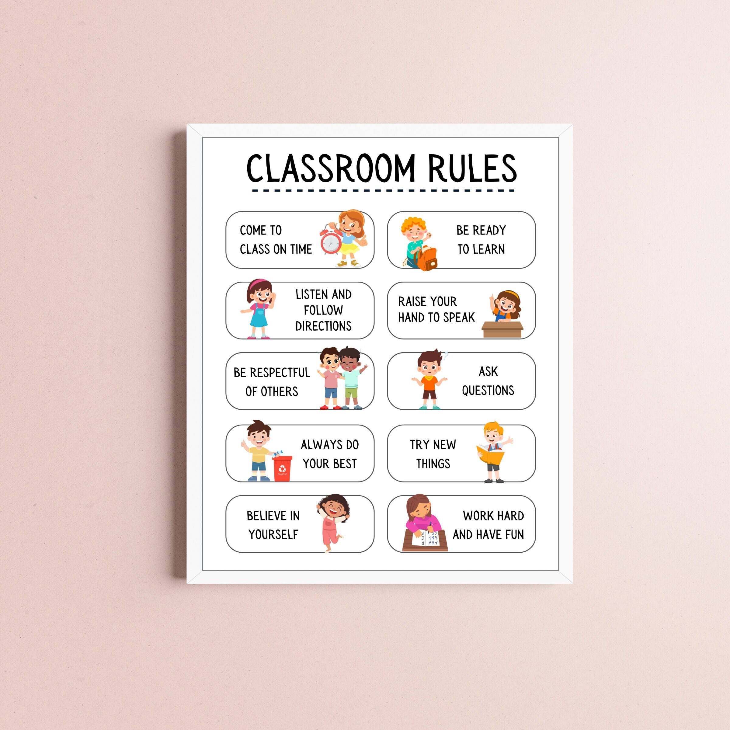 Classroom Rules Printable House Rules For Preschool Classroom Rules Printable House Rules For Preschool
