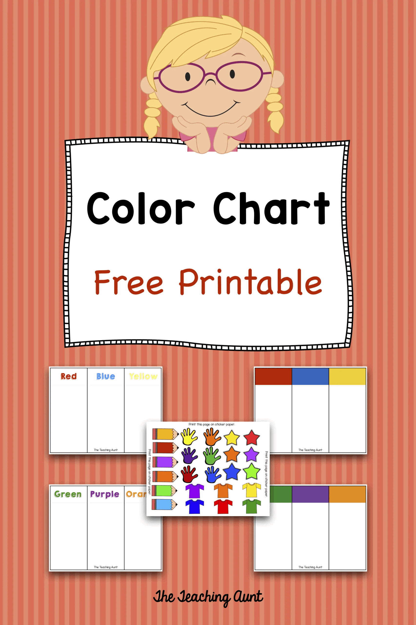 Color Charts For Toddlers And Preschoolers Free Printable The 