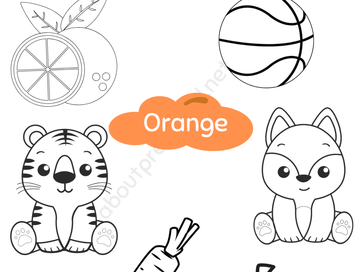 Orange Printables For Preschool