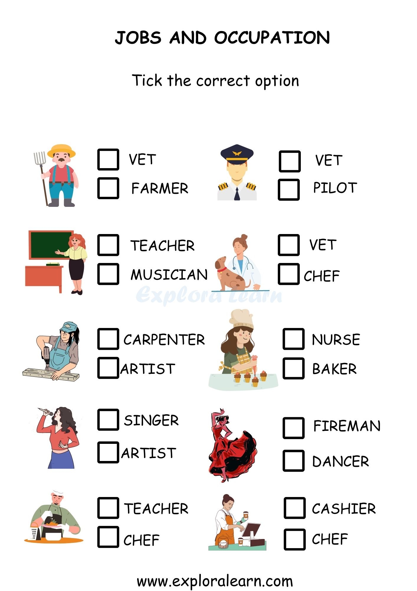 Free Printable Neighborhood Worksheets