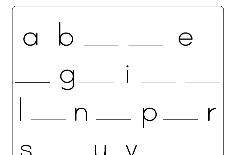 The Alphabet Worksheets