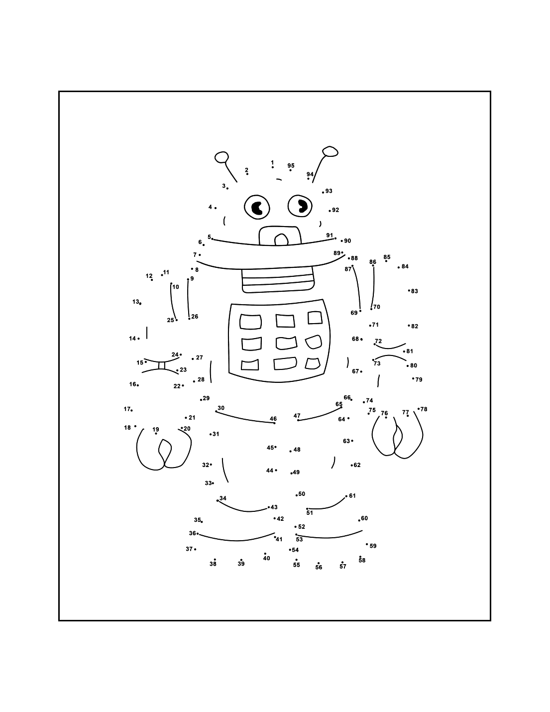 Printable Dot To Dot For Preschoolers