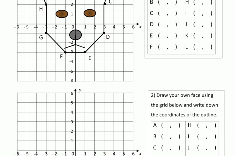 Free Printable Ordered Pairs Worksheets
