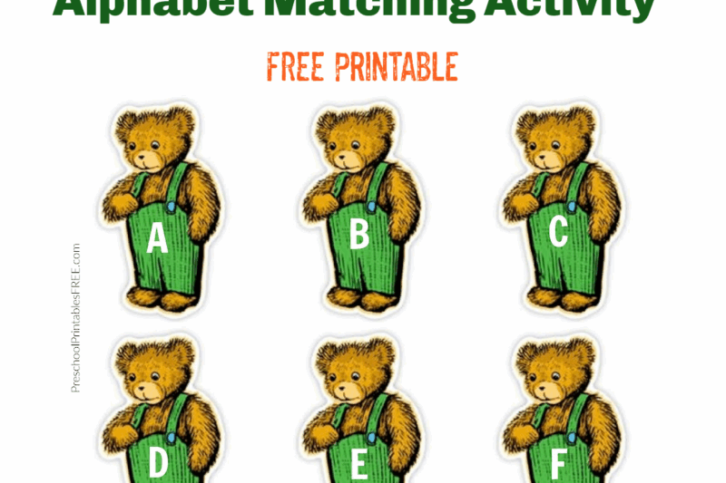 Printable Corduroy Bear For Preschool