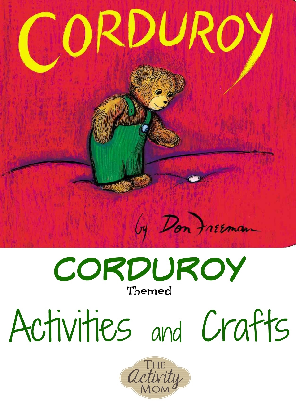 Printable Corduroy Bear For Preschool