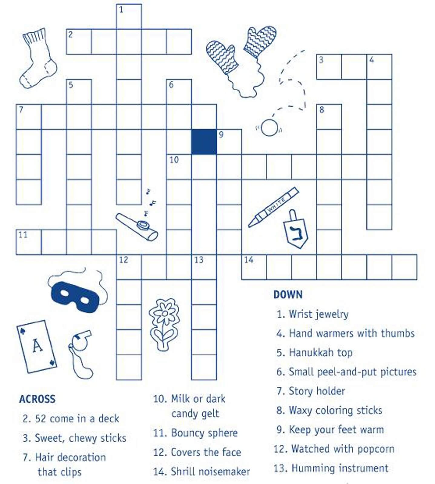 Printable Crossword Puzzles For Preschoolers