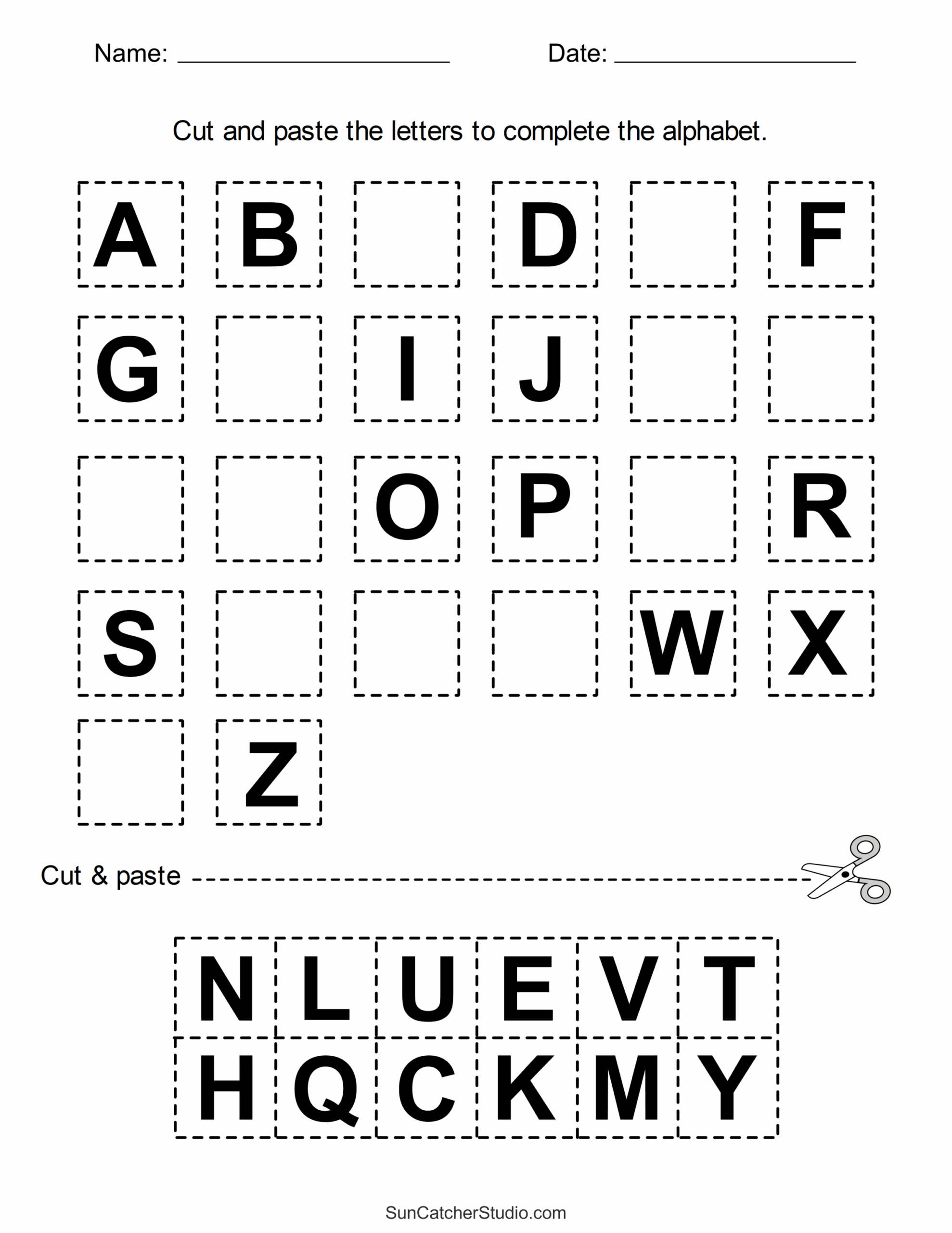 Free Printable Worksheets For Pre K
