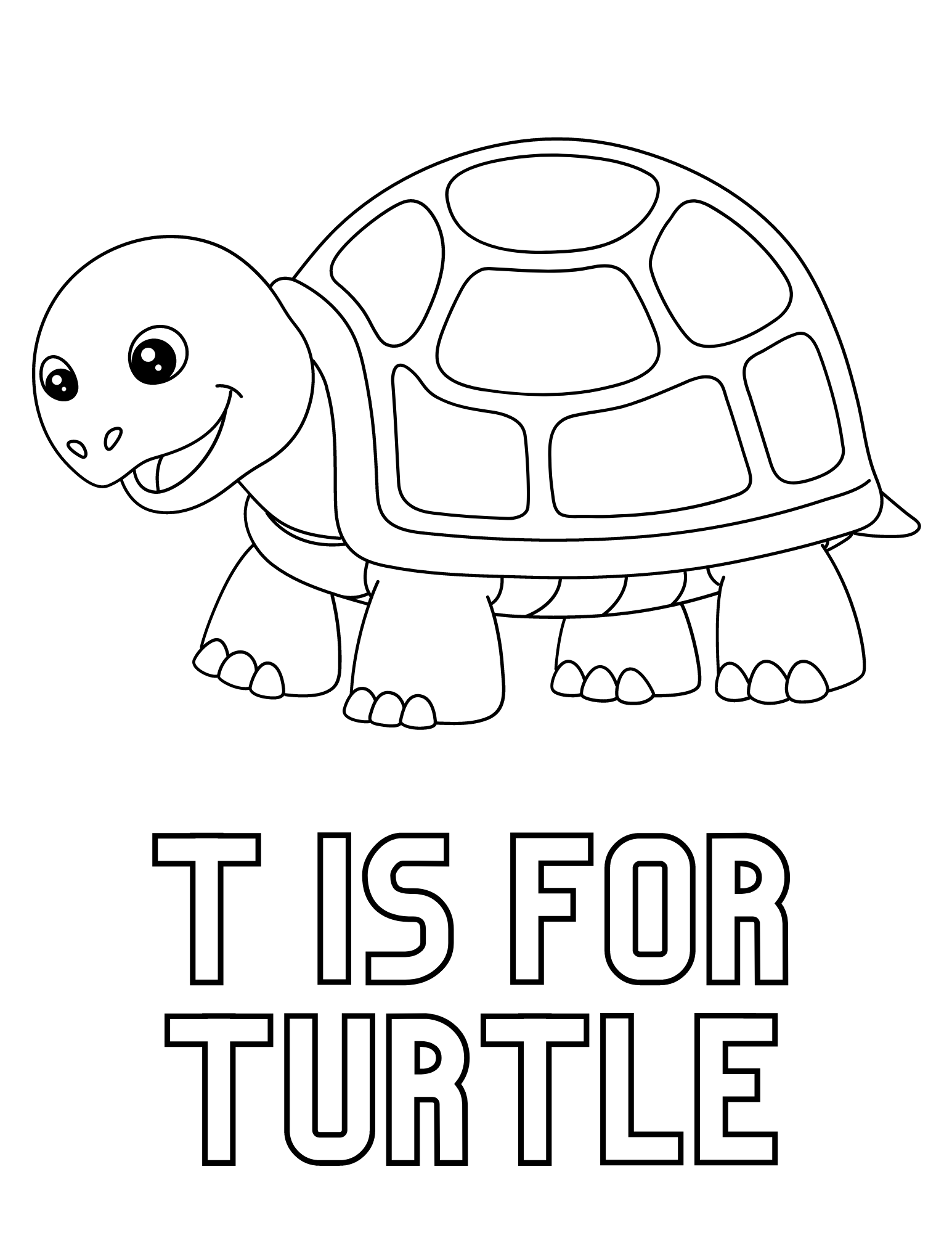 Cute Turtle Coloring Pages Two Kids And A Coupon