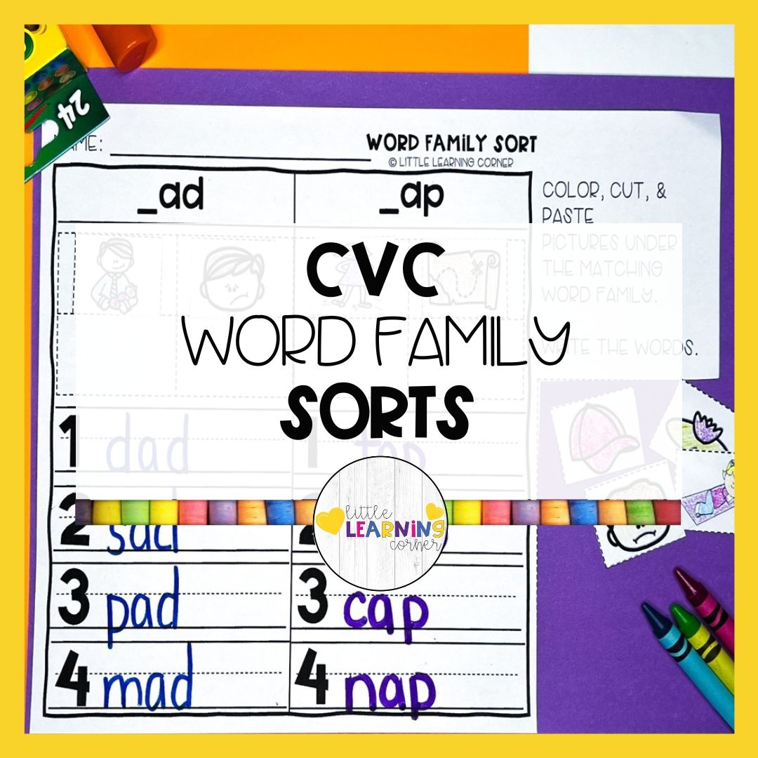 Word Sort Worksheets For Kindergarten