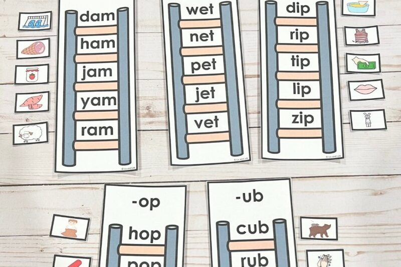 Word Ladder Worksheets Kindergarten