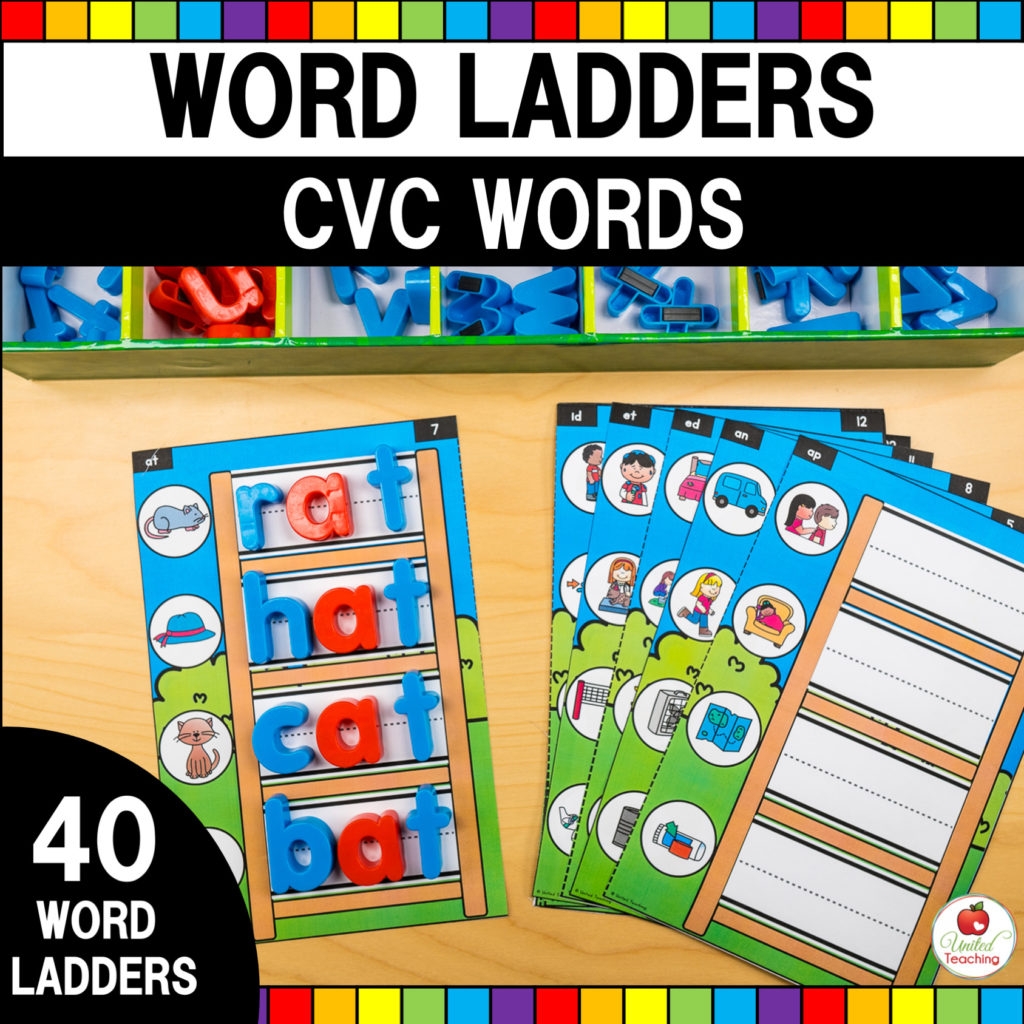 CVC Word Ladders United Teaching