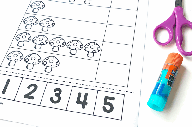 Special Ed Preschool Maths Activities Printable