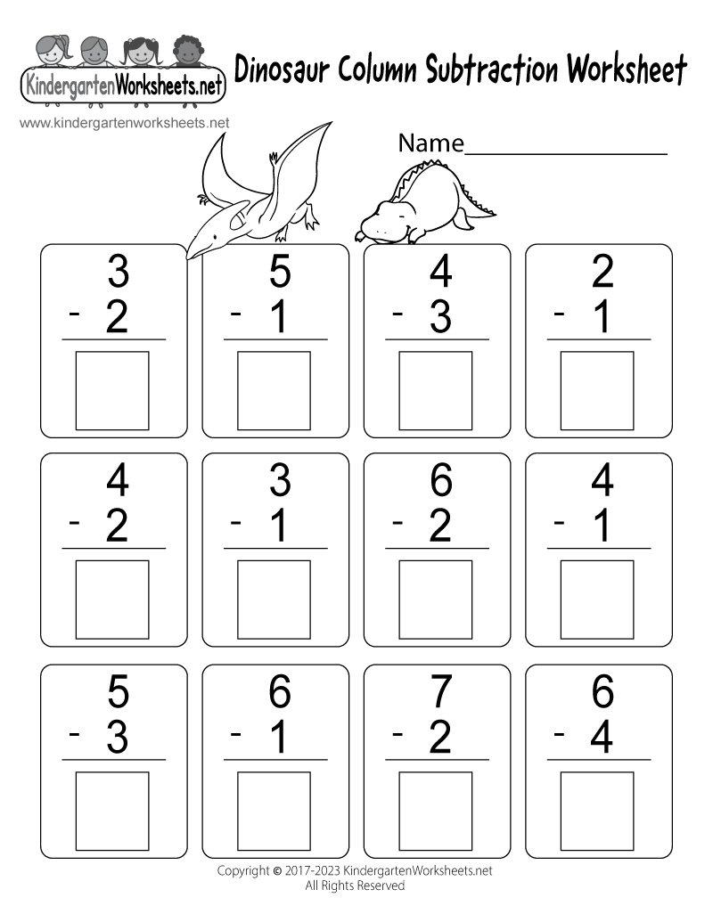 Subtraction Worksheets Printable Free