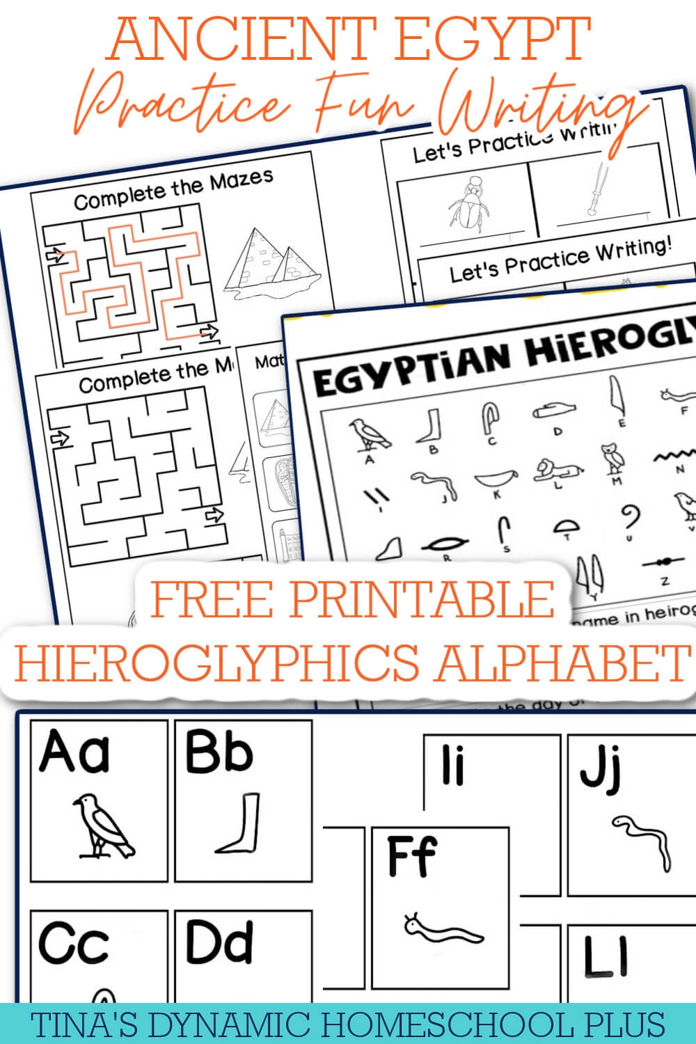 Hieroglyphics Alphabet Worksheet