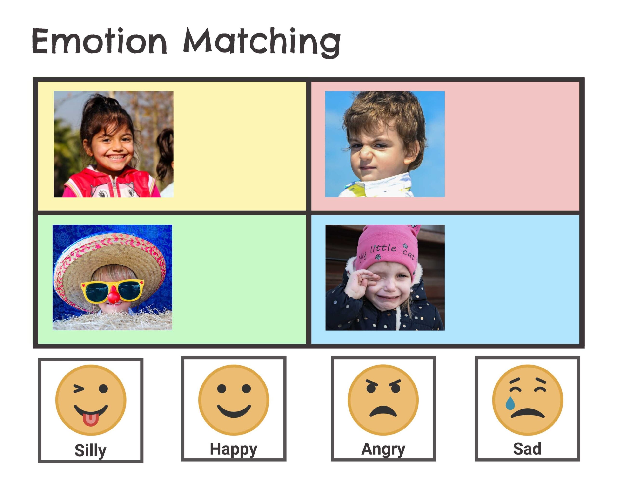 DIY Emotion Matching Toddler Busy Book Page Kindred Inspiration