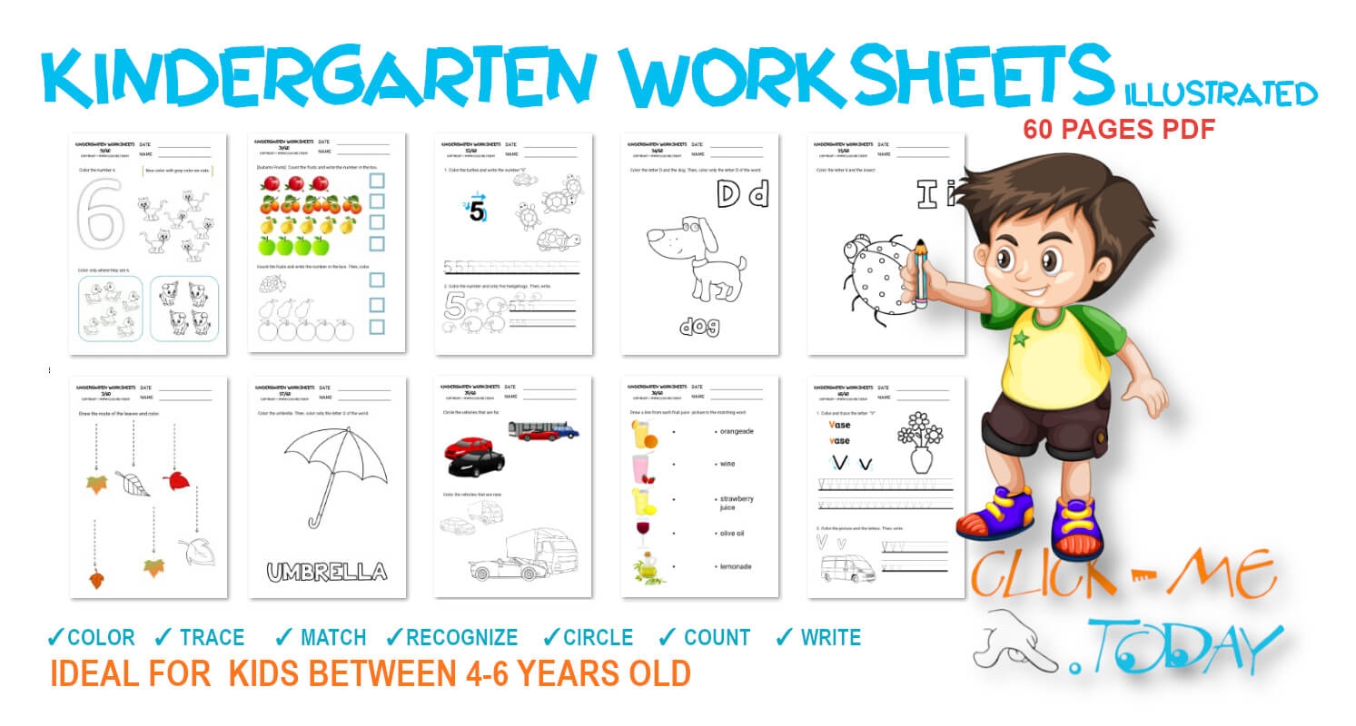 Free Printable Preschool And Kindergarten Worksheets