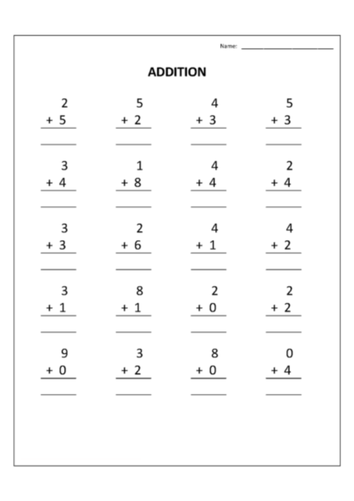 Download PDF Free Printable Addition Worksheets For Preschool Worksheet School Download PDF Free Printable Addition Worksheets For Preschool Worksheet School