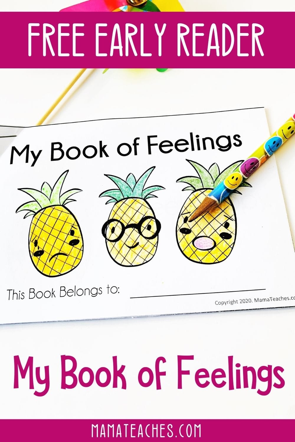 Printable Emotion Book For Preschoolers