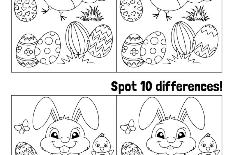 Preschool Easter Worksheets Printable
