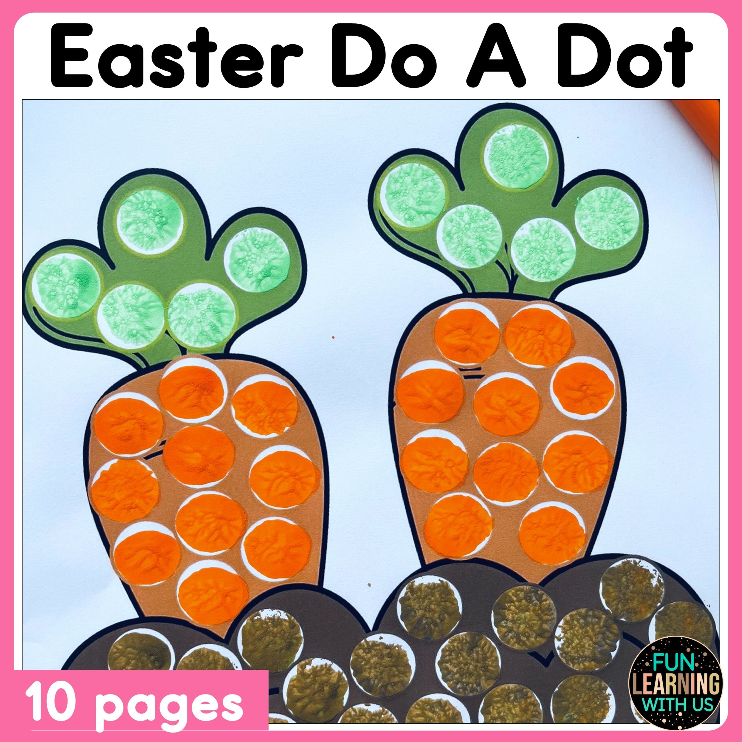 Easter Do A Dot Worksheets For Preschool U0026 Kindergarten Made By 