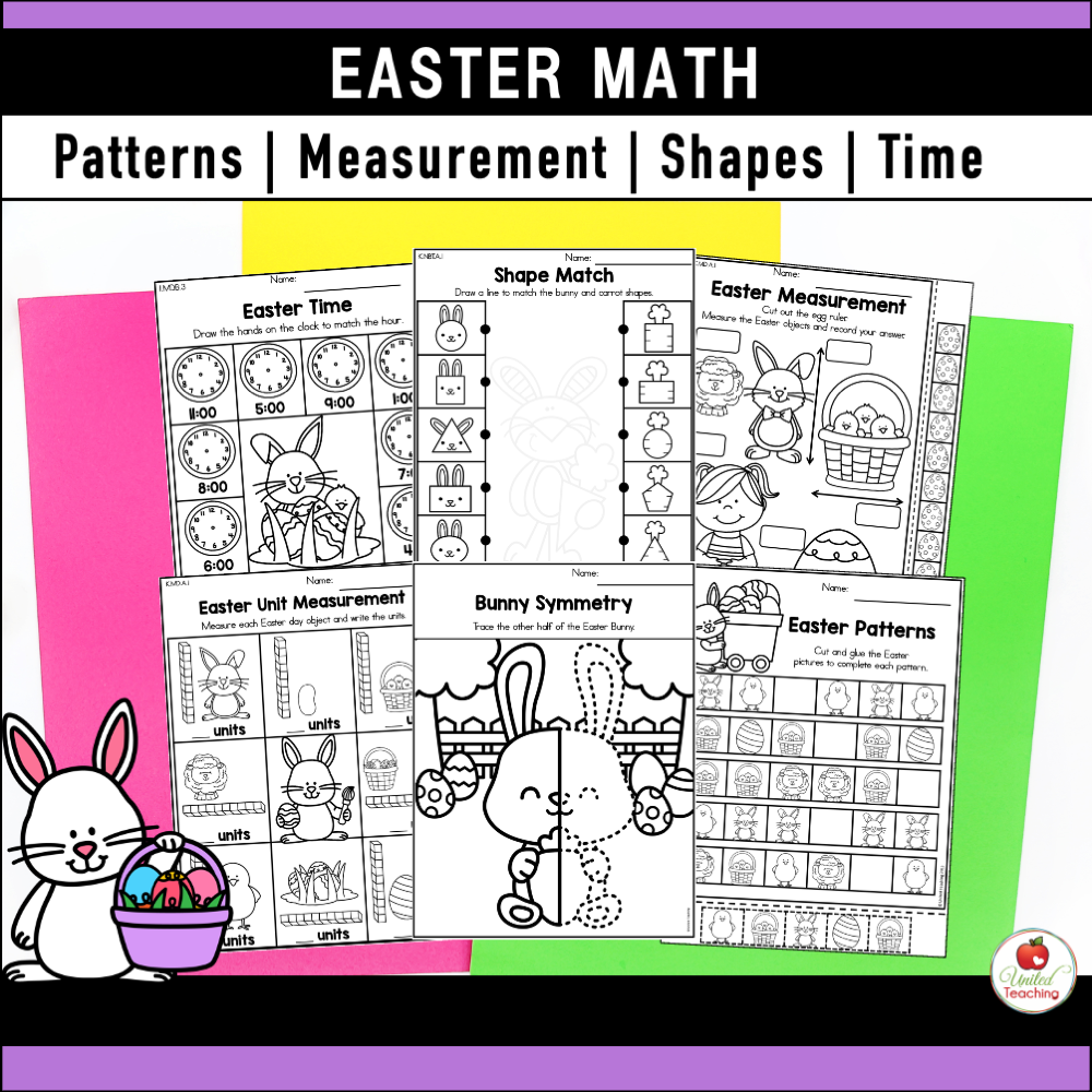 Easter Math Activities Kindergarten United Teaching