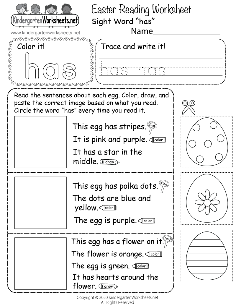 Easter Reading Worksheet Free Printable Digital U0026 PDF Easter Reading Worksheet Free Printable Digital U0026 PDF