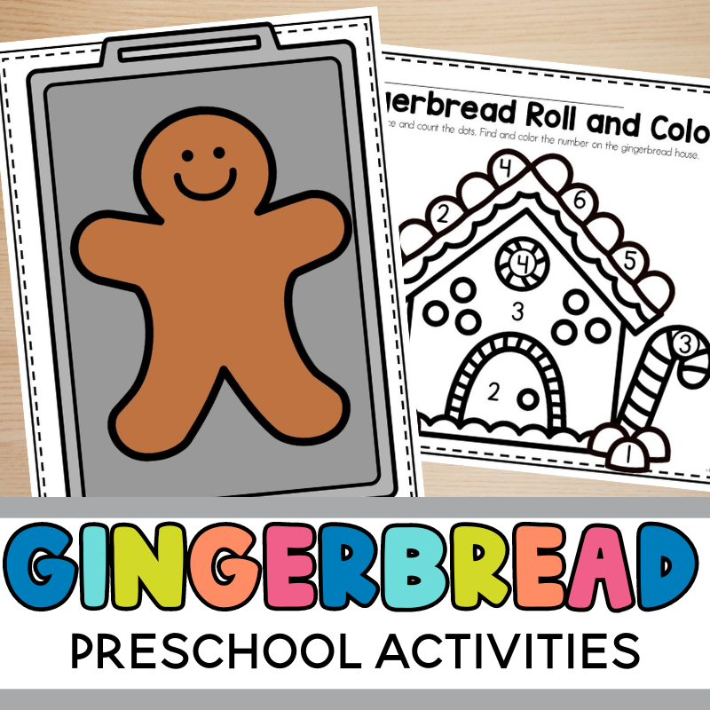 Preschool Gingerbread Man Story Printable