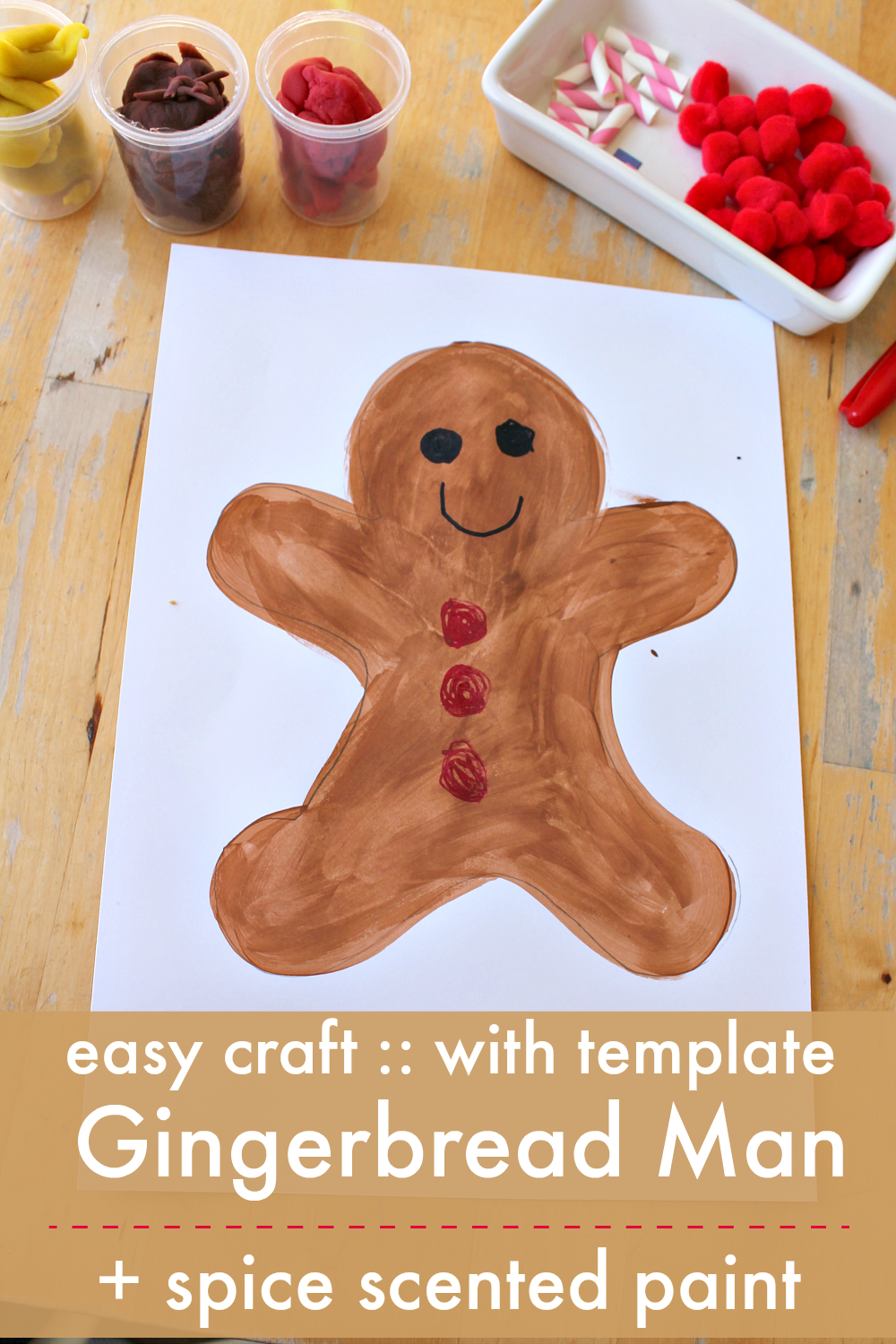 Easy Gingerbread Man Craft For Preschool With Printable Template NurtureStore