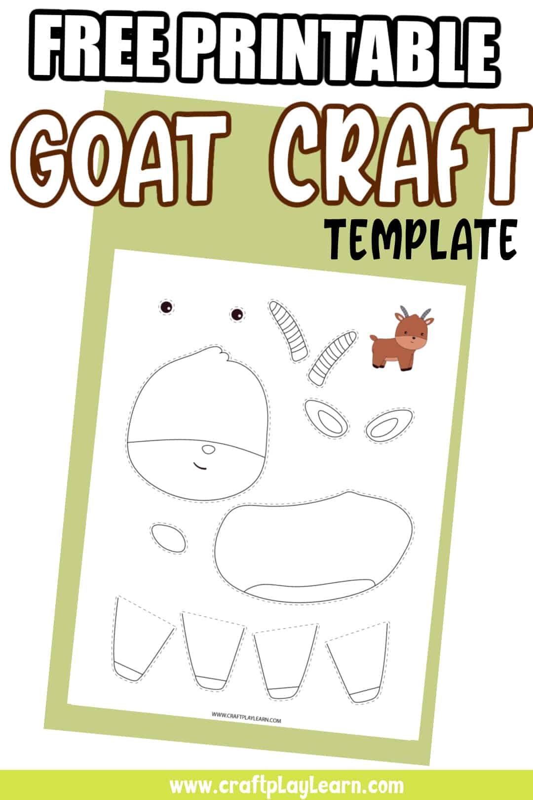 Goat Size Printable Preschool