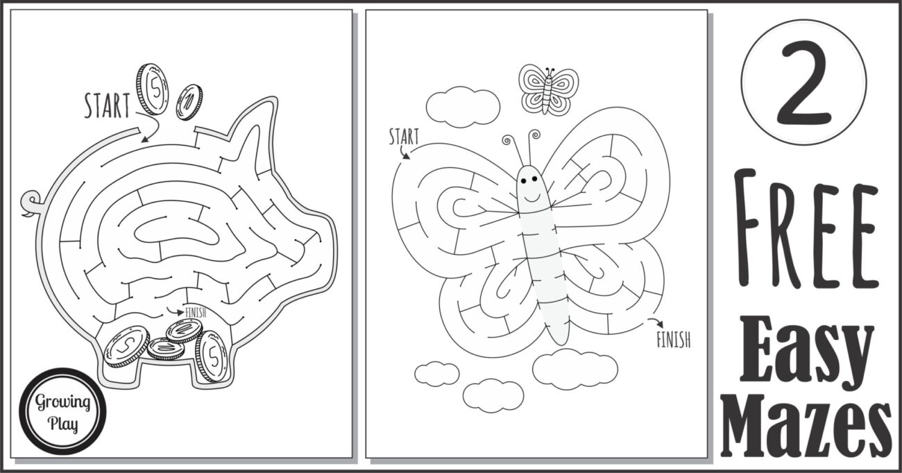 Easy Mazes Freebie Your Therapy Source