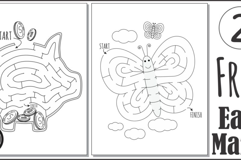Maze Worksheet Fine Motor