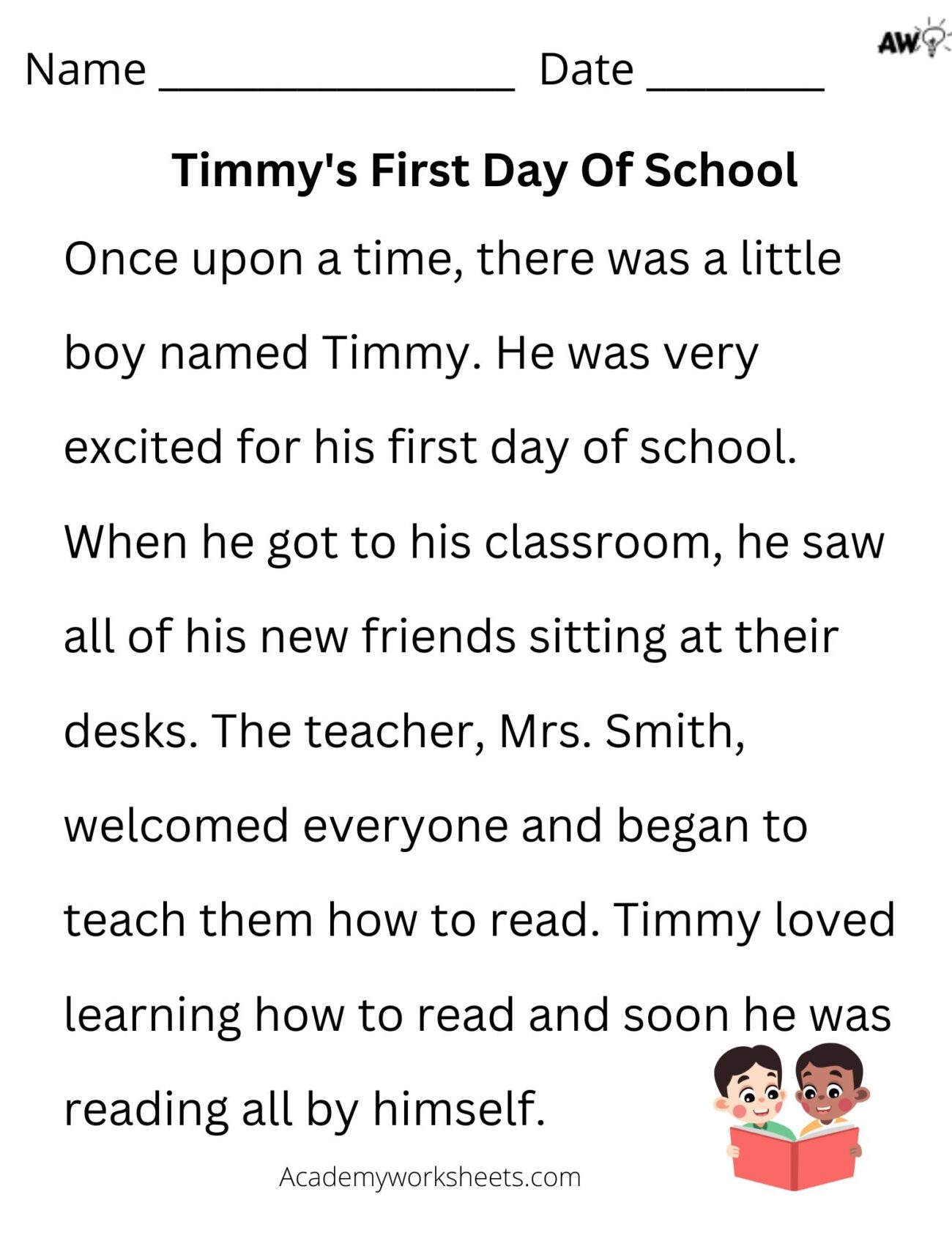 Easy Way To Learn To Read With Comprehension Worksheets Academy