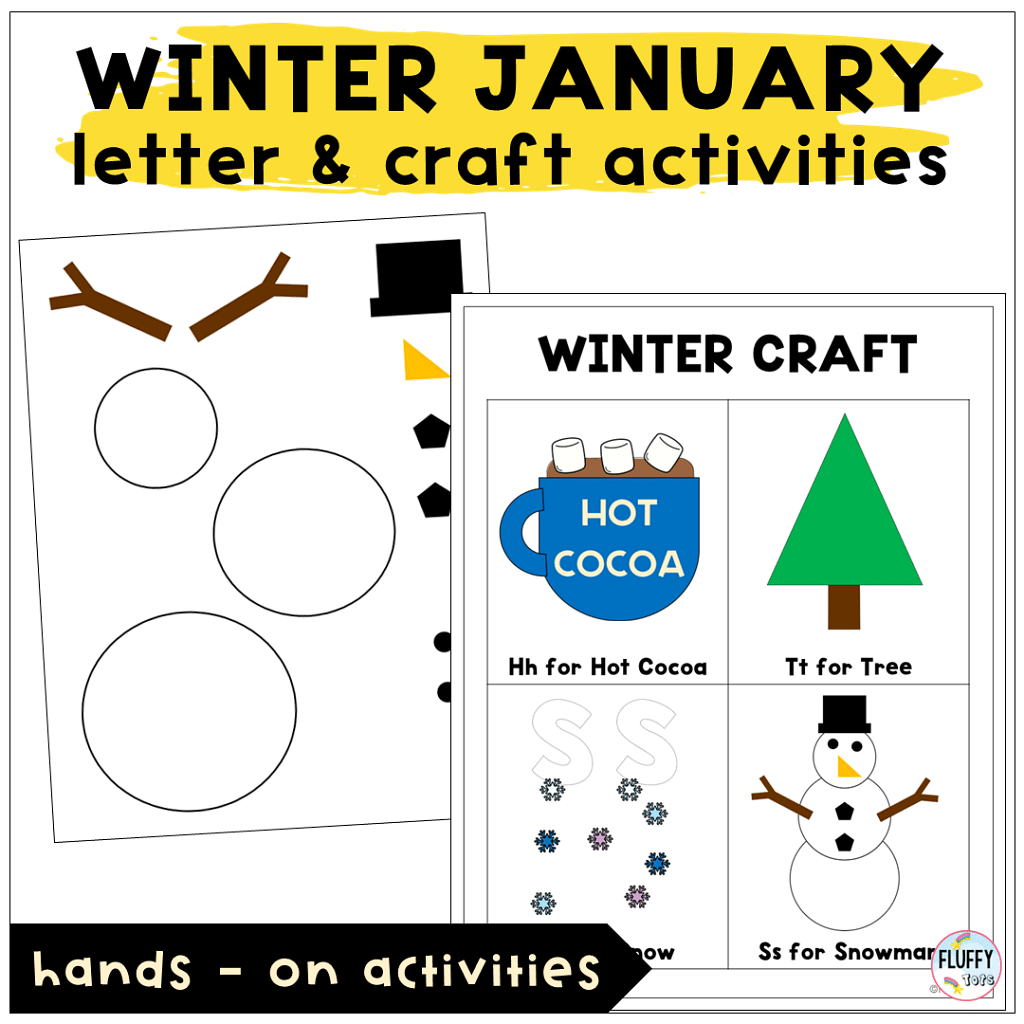 Easy Winter Lesson Plan Ideas For Toddler And Preschoolers With 3 Main Activities FluffyTots