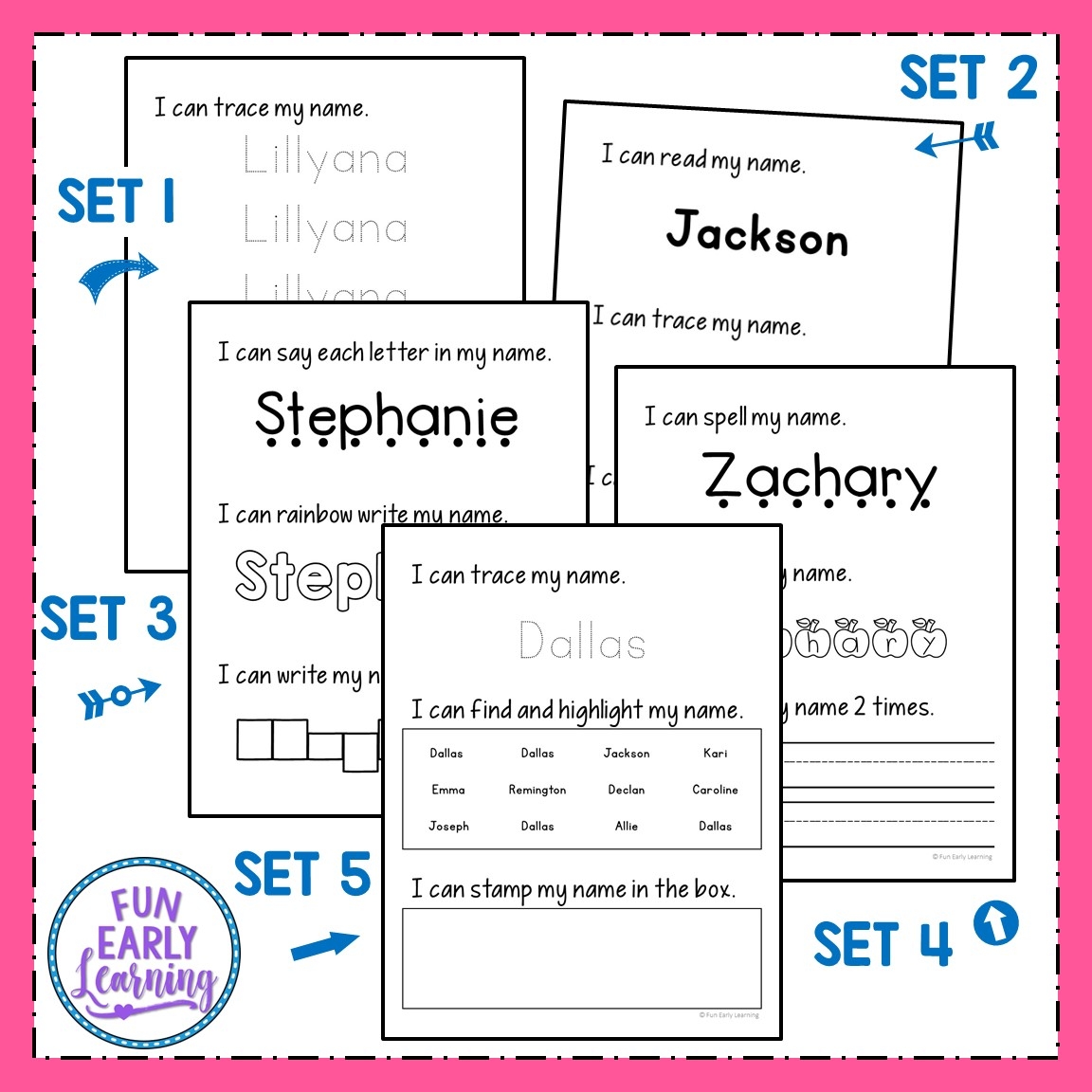 Editable Name Practice Name Writing Worksheets